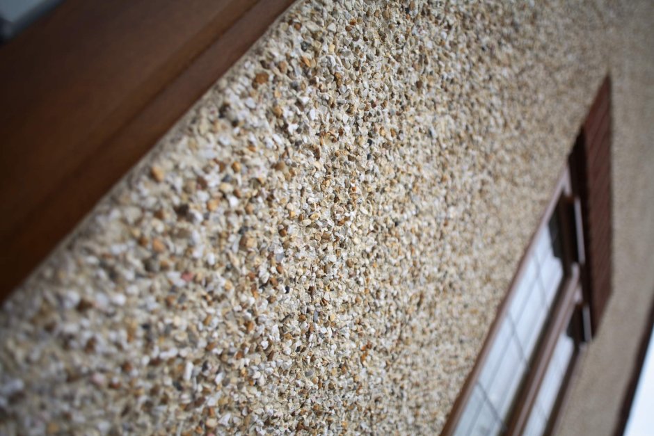 Мраморная фасадная штукатурка