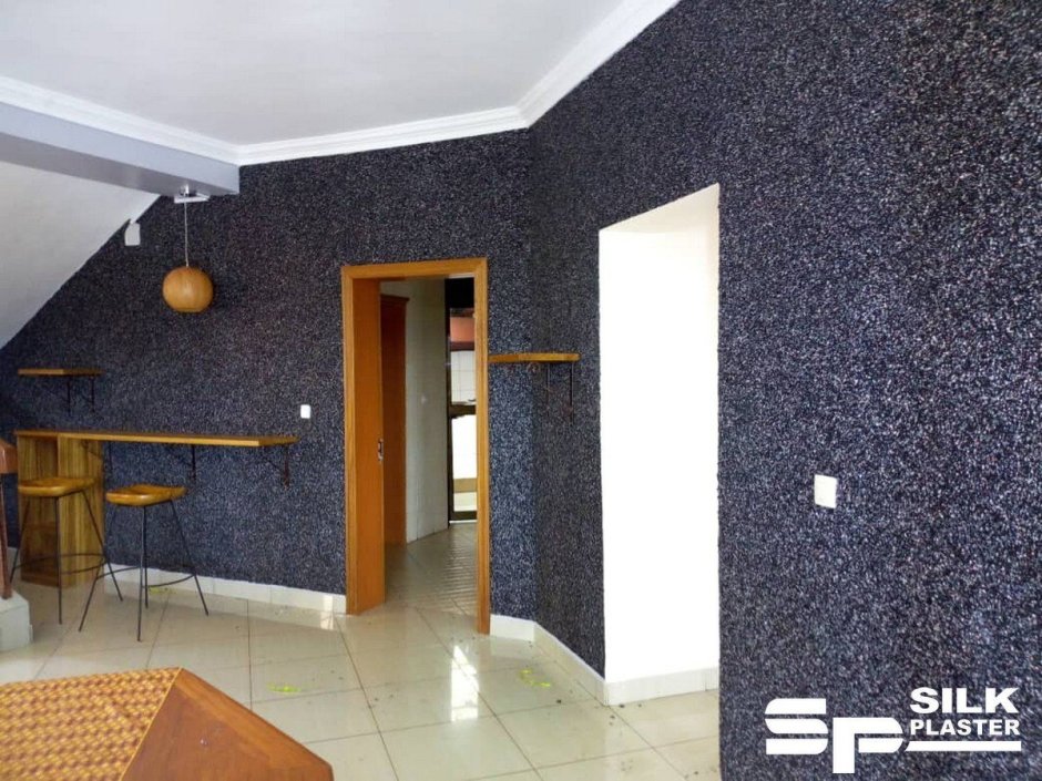 Мозаичная штукатурка в интерьере