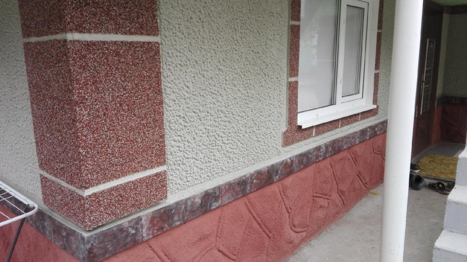 Мозаичная штукатурка для фасада