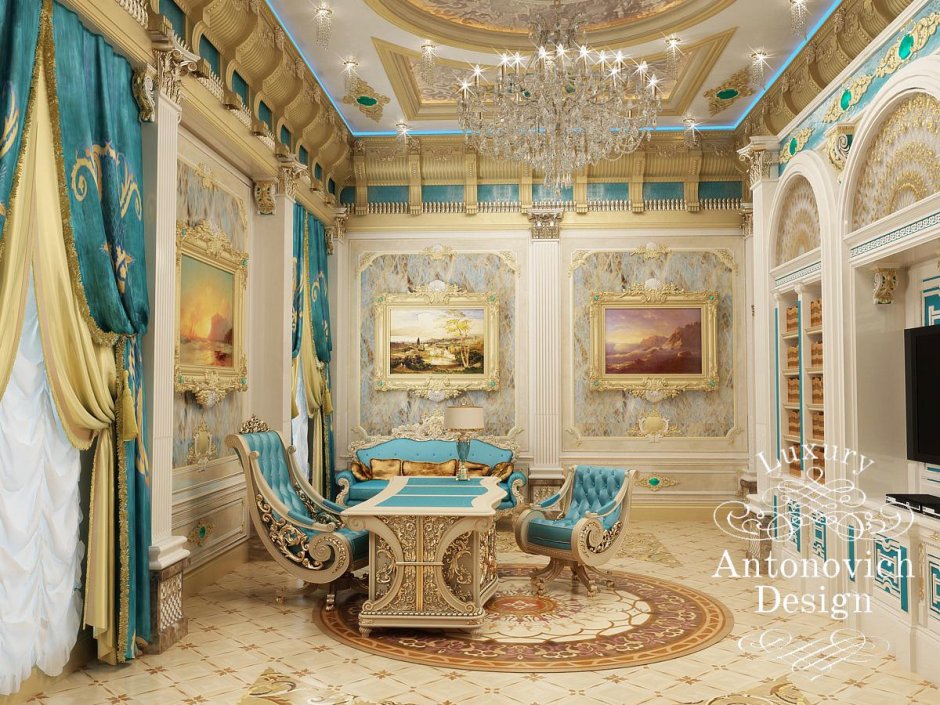 Золотой дворец за 100 млн долларов на Рублевке