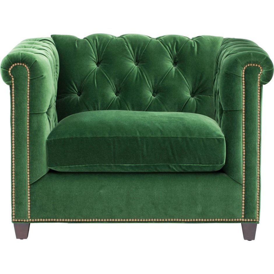 Кресло Julius зеленый велюр