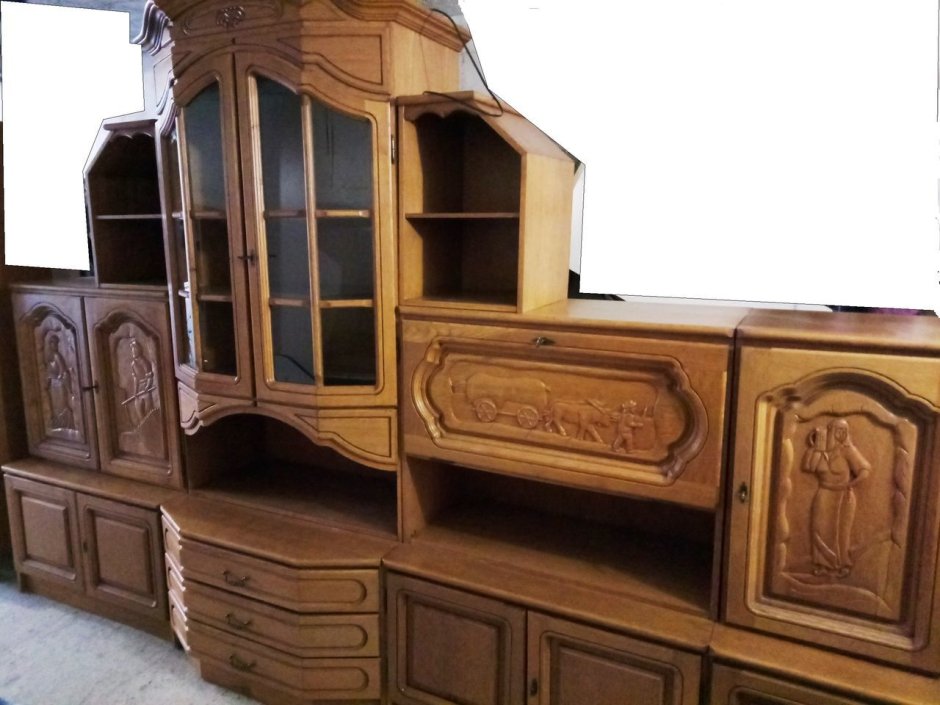 Стенка массив дуба Югославия