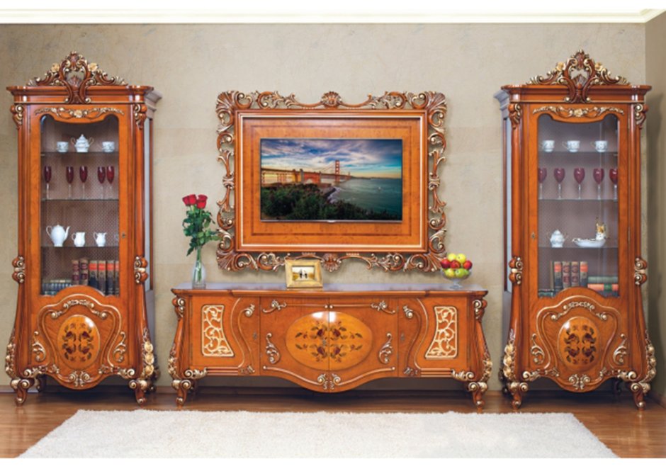 Мебель для гостиной в классическом стиле