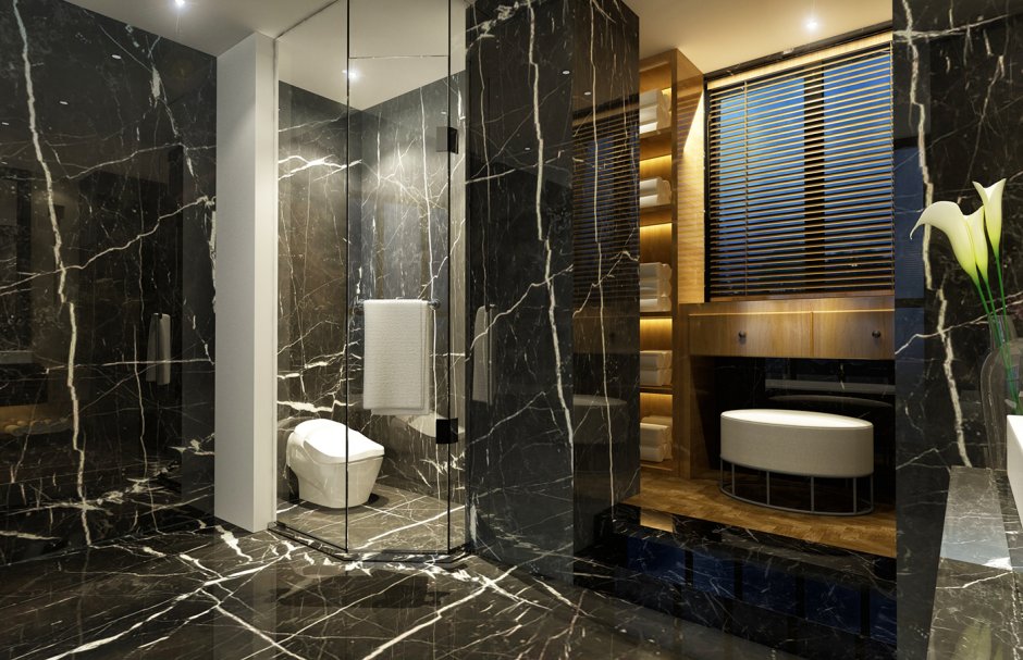 Black Marquina мрамор