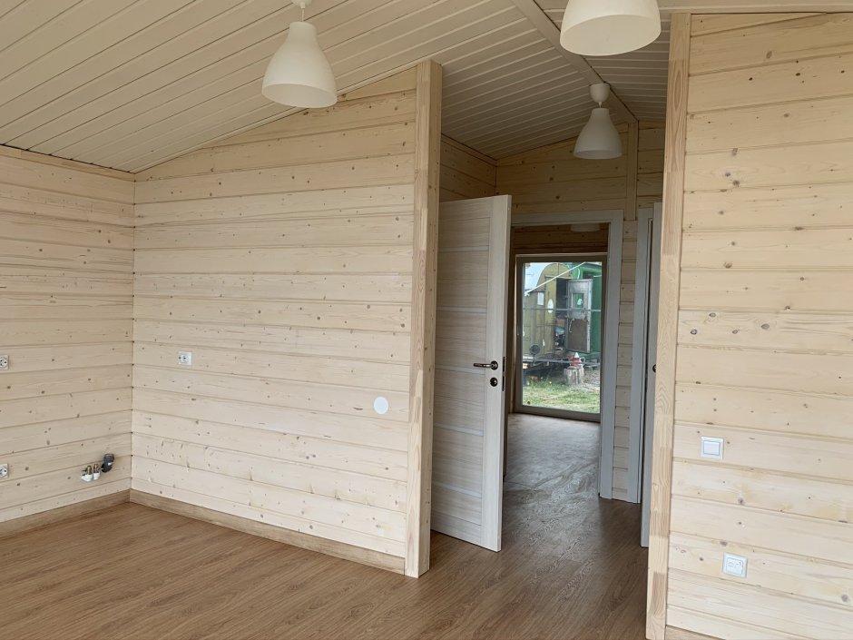 Tikkurila зеленый имитация бруса
