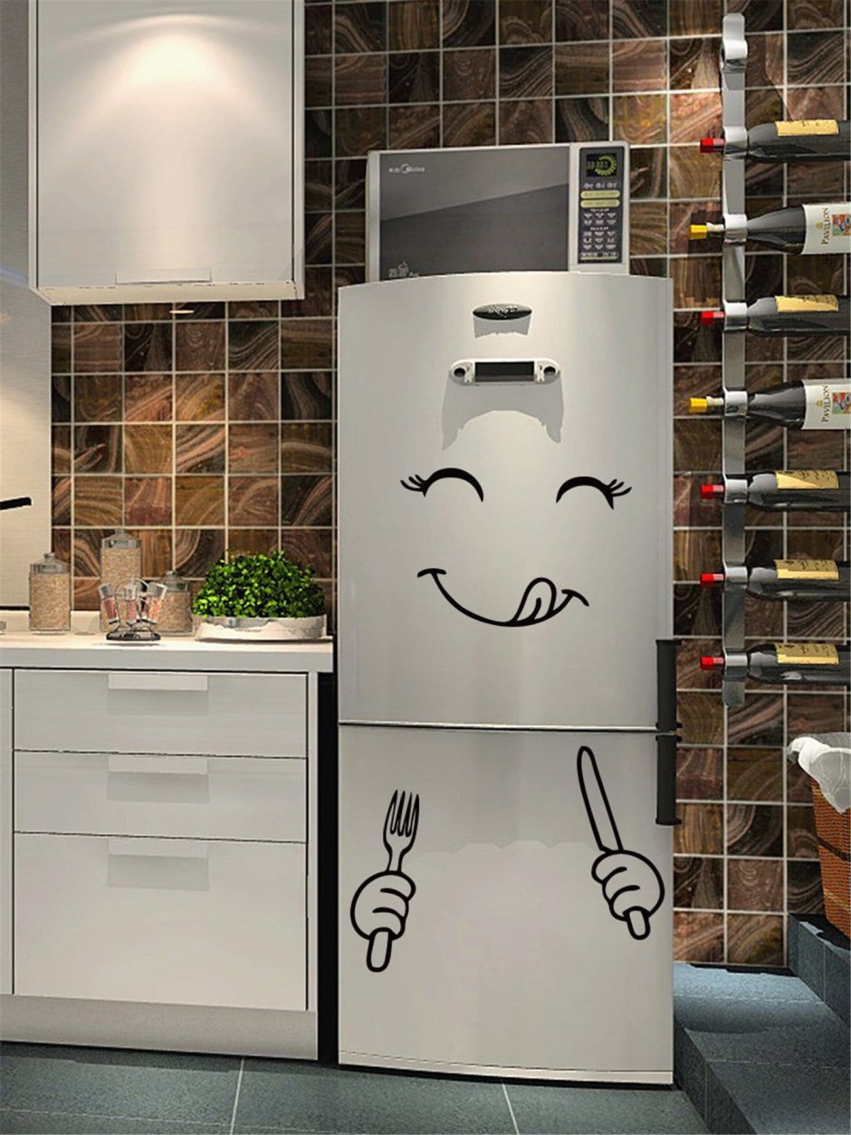 Креативный холодильник