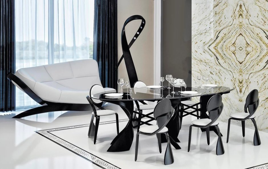 Красивые столовые комнаты