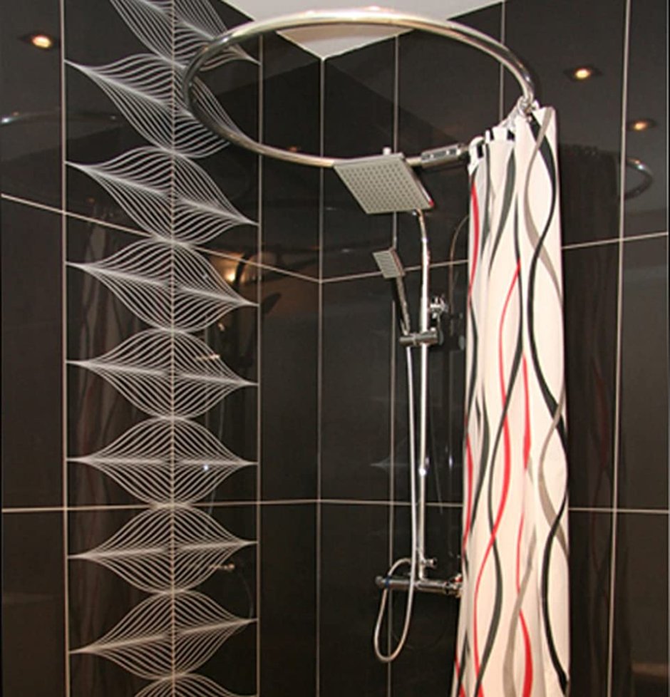 Круговая шторка для ванной