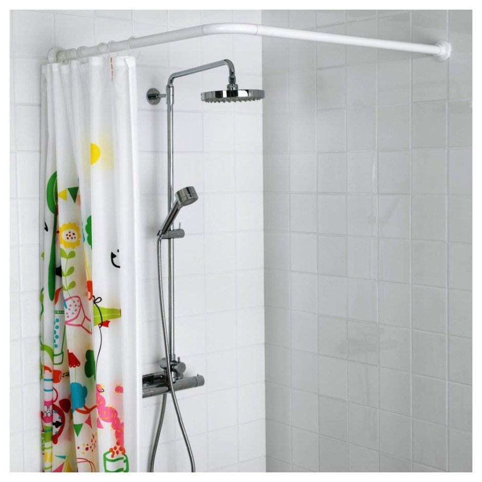 Штанга для шторки в ванной