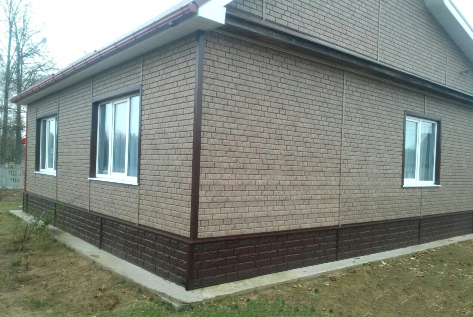 Фасад из сайдинга