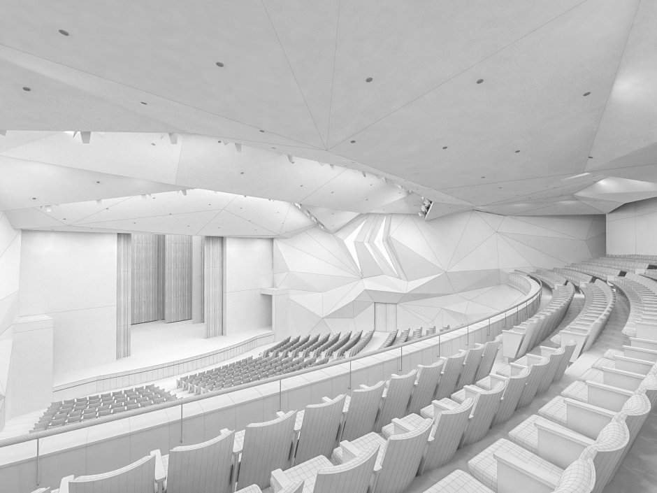 Современный концертный зал проекты