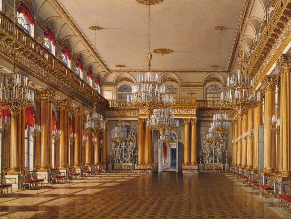 Эрмитаж зимний дворец Павильонный зал