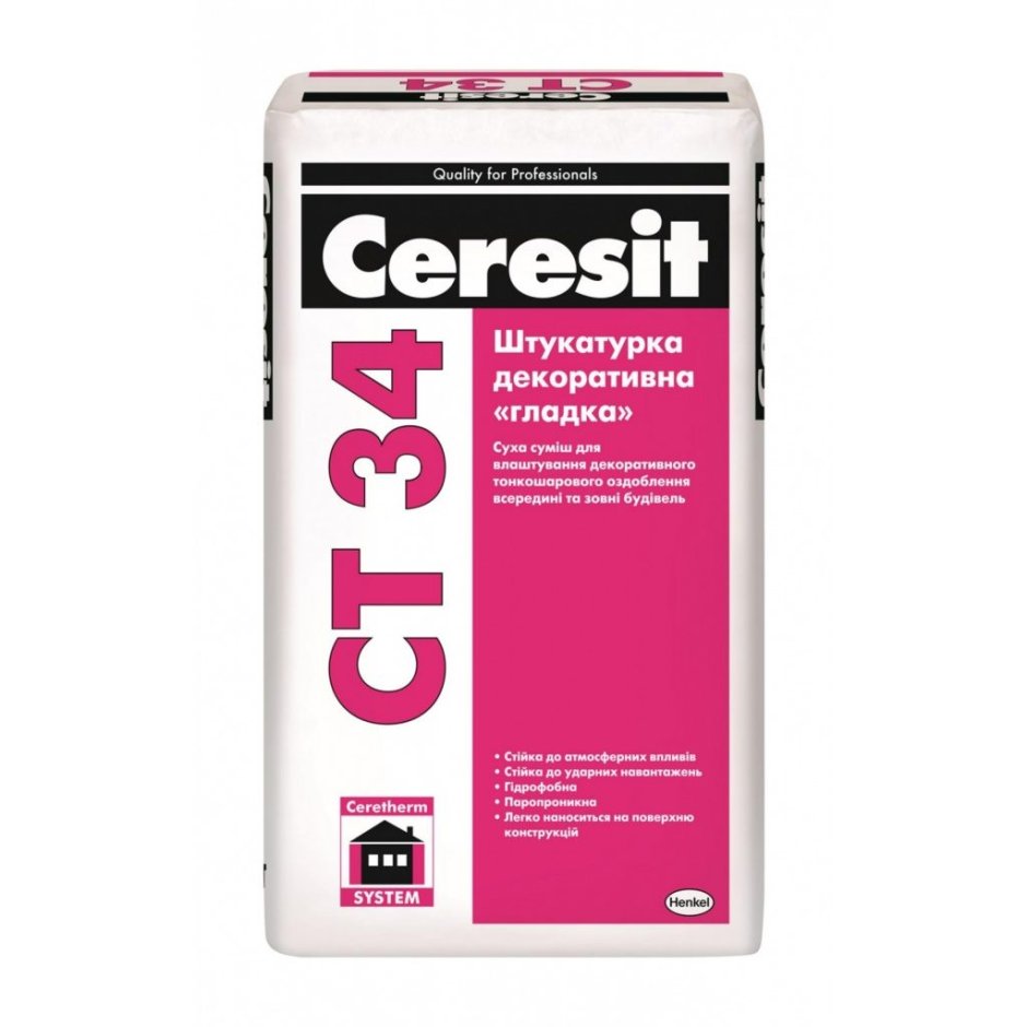 Краска Ceresit фасадная CT 54