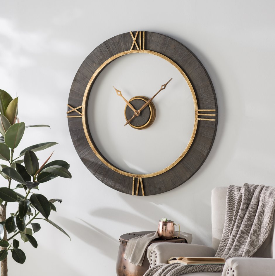 Furniture: Oversized Wall Clock with