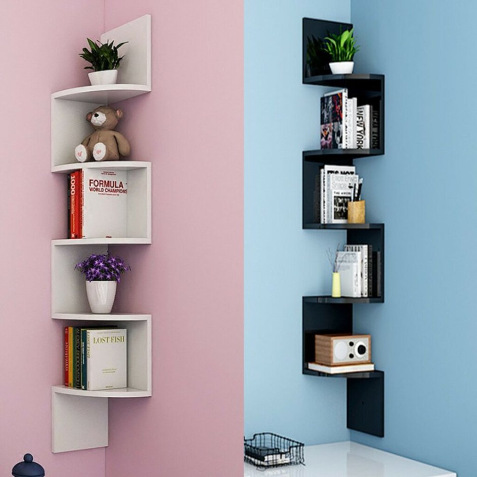 Оригинальные книжные полки