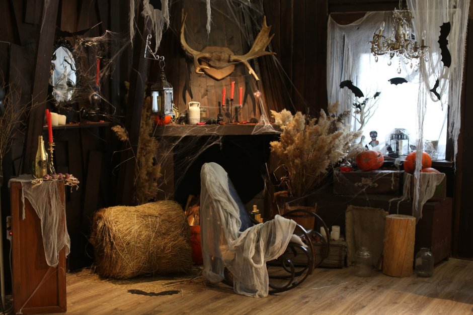 Домик колдуньи интерьер