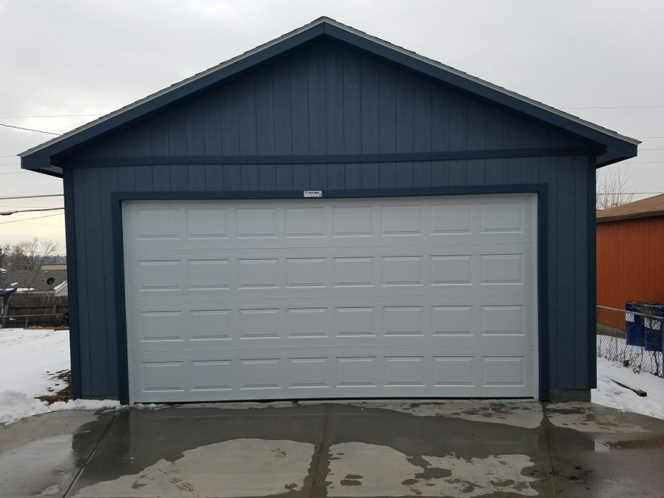 Сарай из мет профиля 4на 2.2