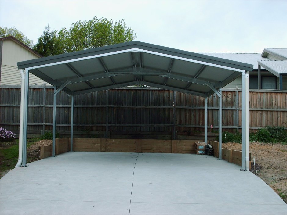 Сарай из металлопрофиля 2,5 на 6 метров