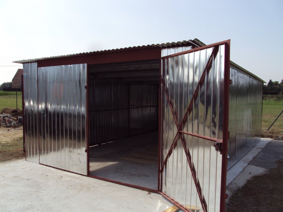 Гараж металлический сборный