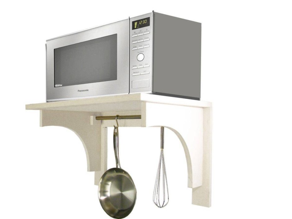 Навесная полка под микроволновку