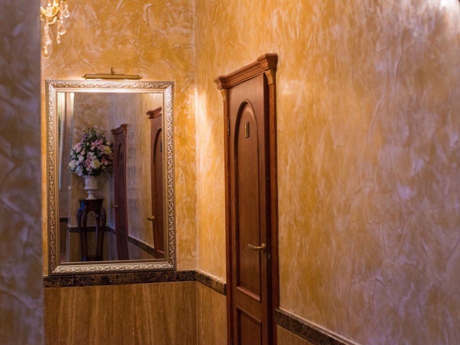 Венецианская штукатурка коридор мрамор