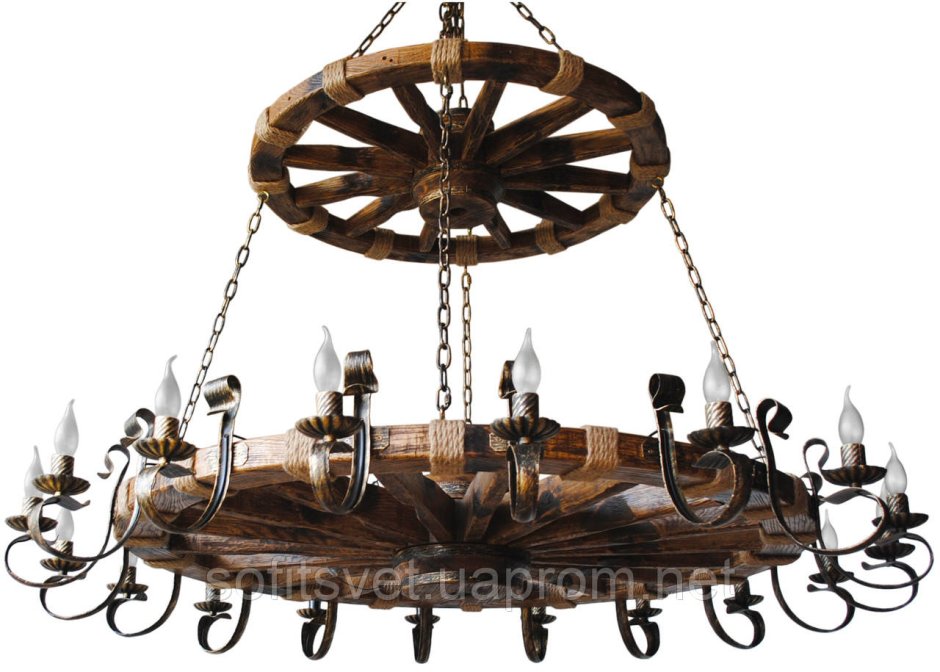 Люстра колесо