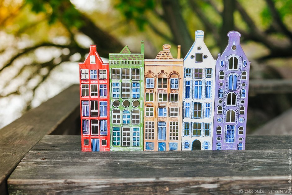 Амстердам голландские домики