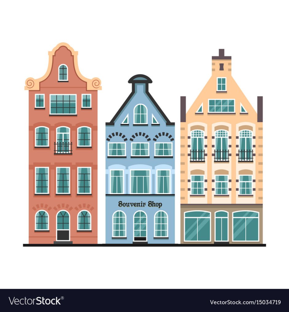 Пряничные домики Амстердам