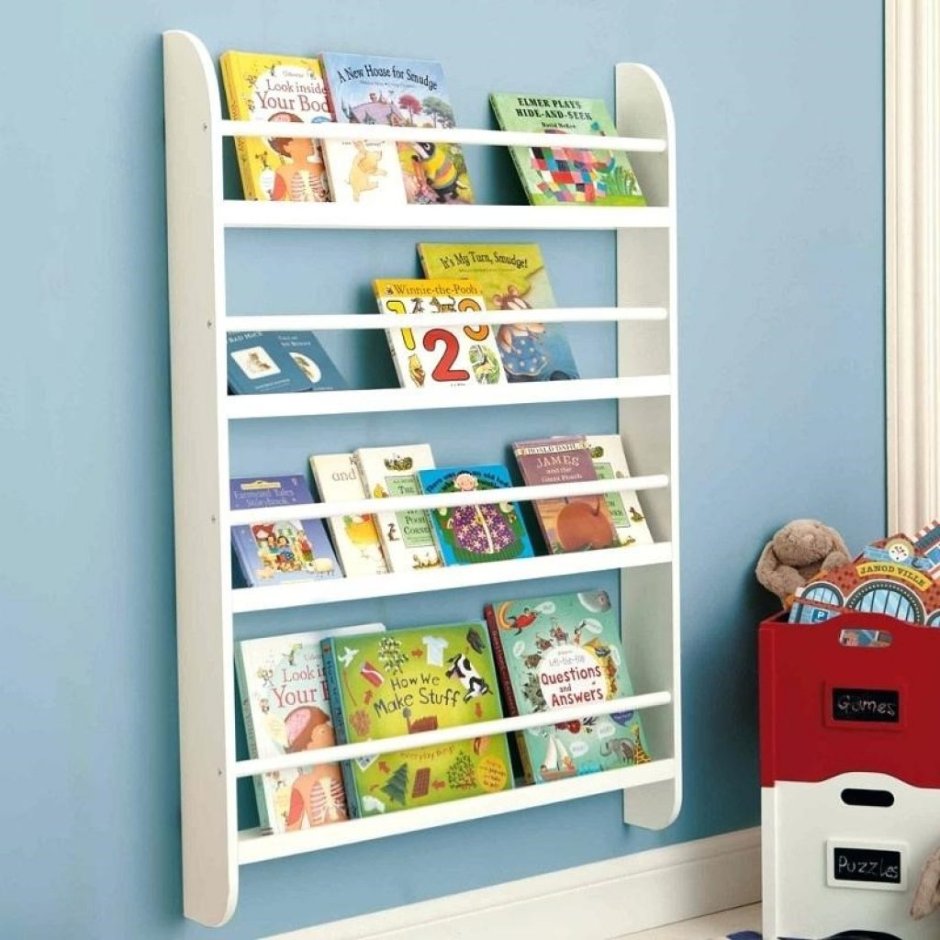 Книжный шкаф Монтессори детский