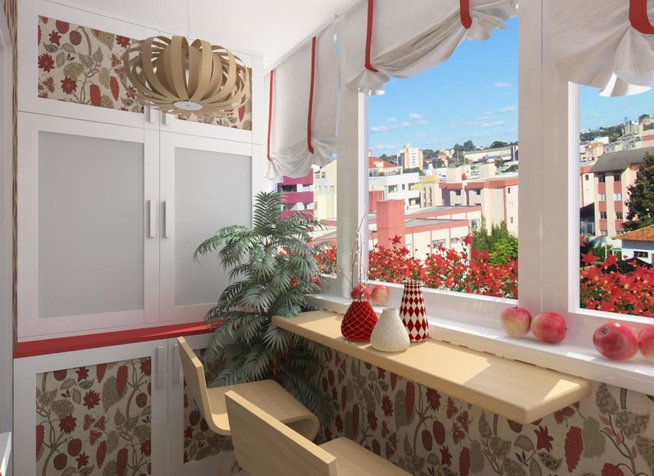 Лоджия в морском стиле