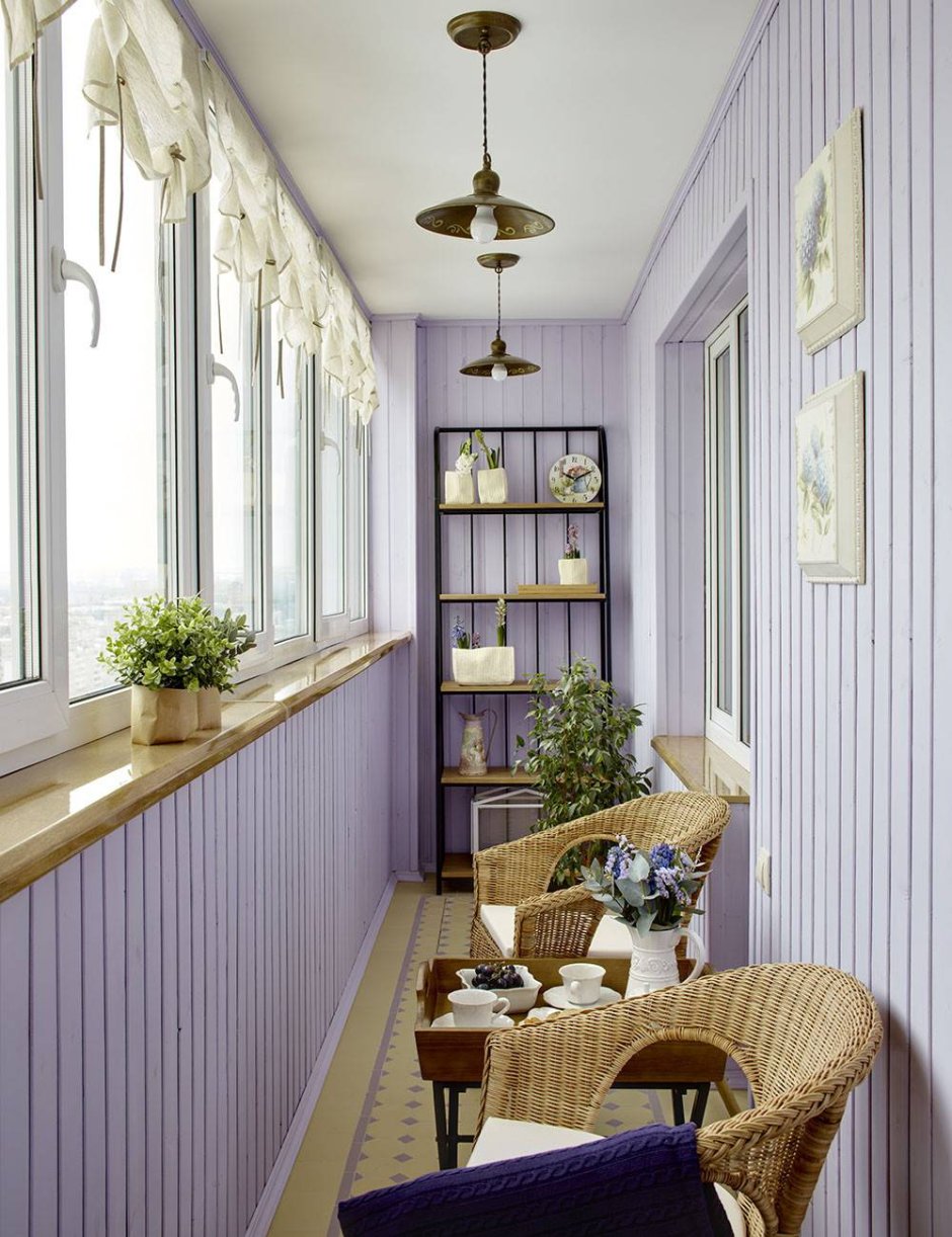 Лоджия 6м в стиле лофт