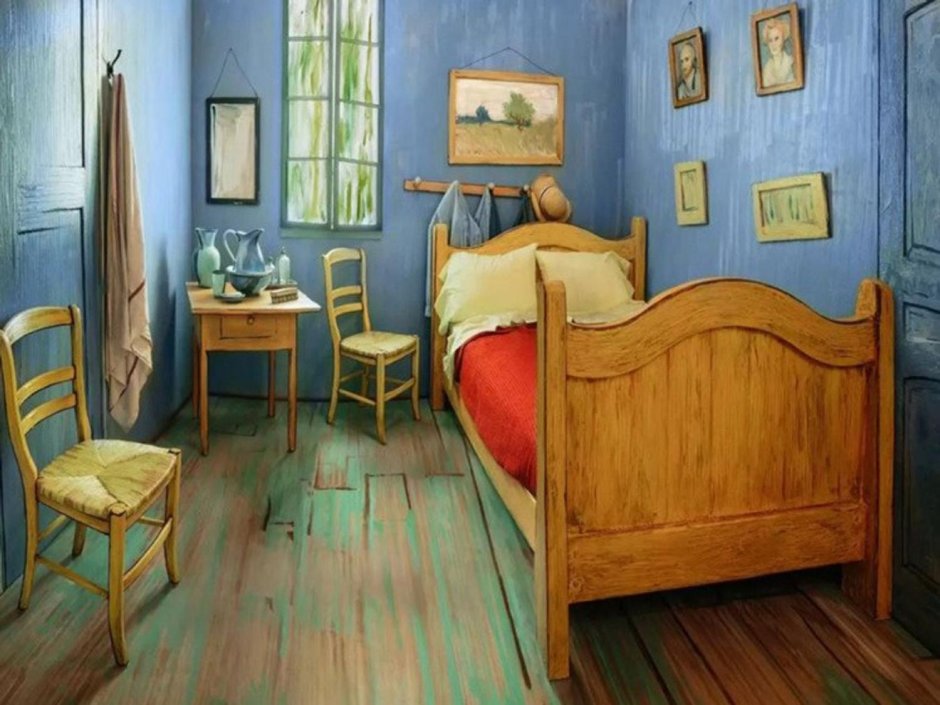 Van Gogh Almond Blossom в интерьере