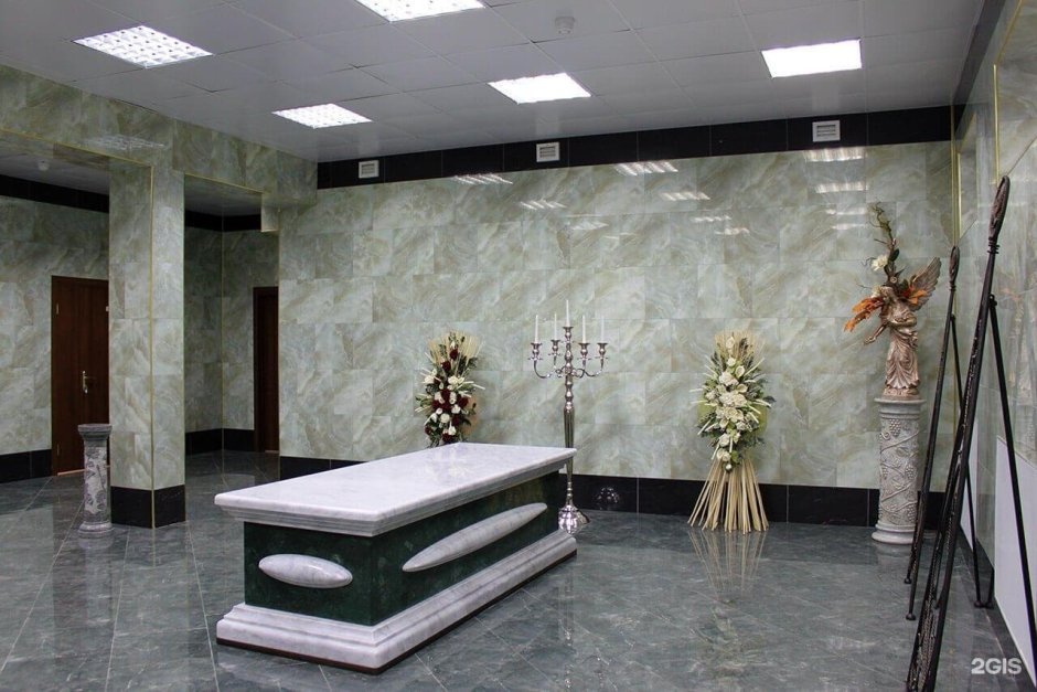 Церемониальный зал в крематории