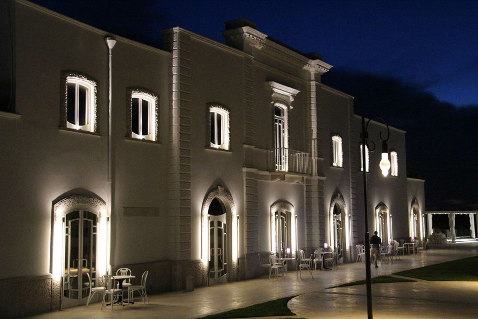 Архитектурные светильники для фасада