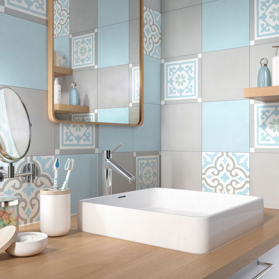 Плитка Бьорк из Леруа Мерлен в интерьере