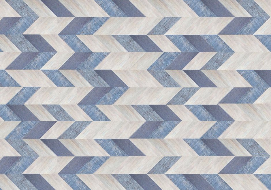 Chevron Blue Corkstyle