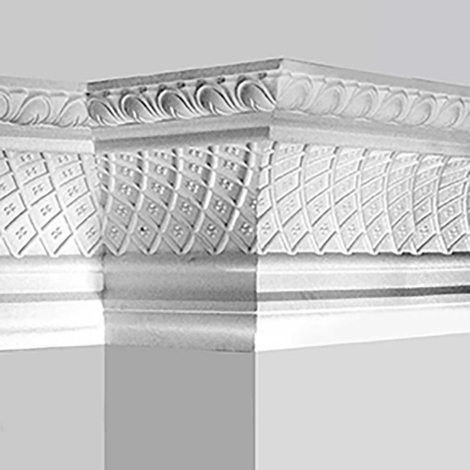 Потолочный плинтус из гипса