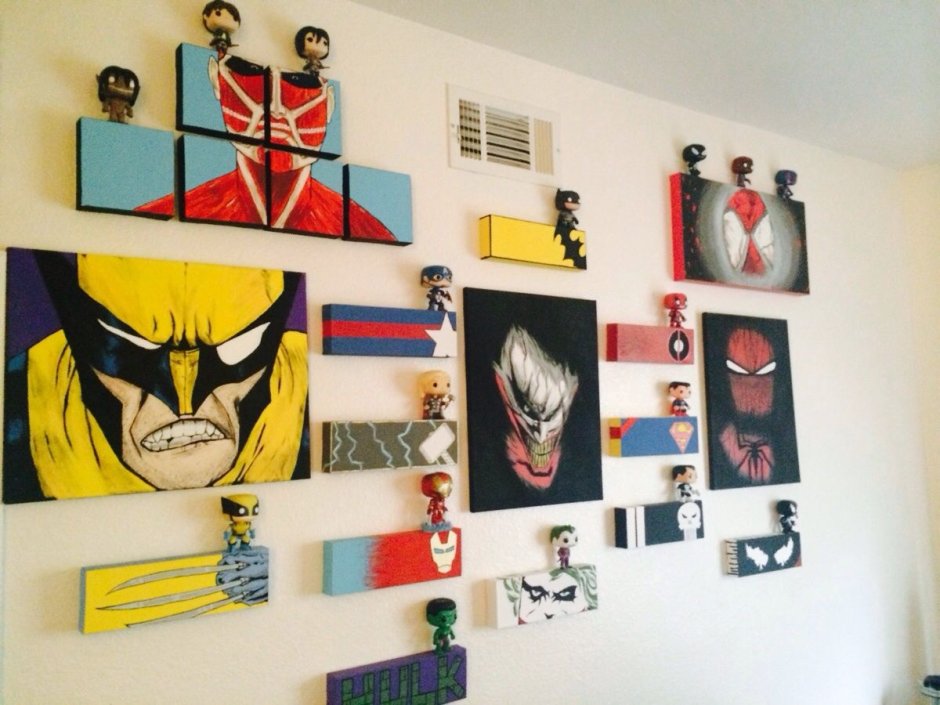 Спальная комната супергероев мультипликация