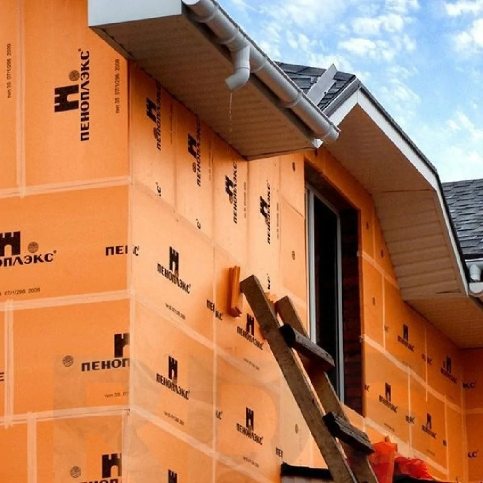 Утепление дома снаружи