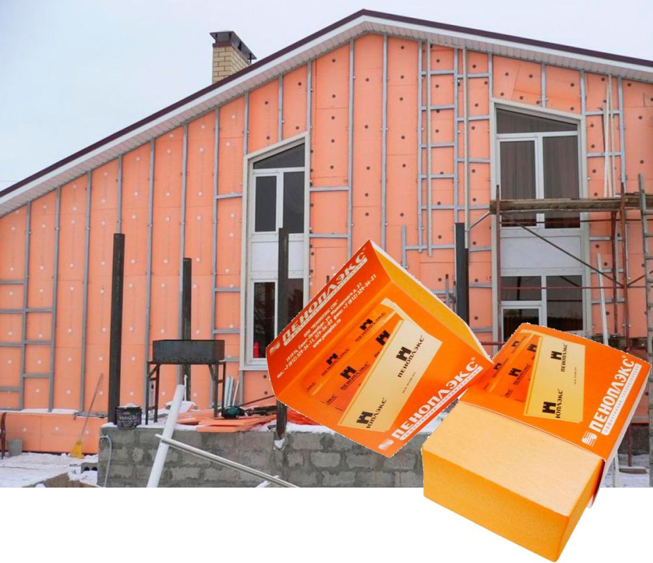 Обшивка стен пенопластом снаружи