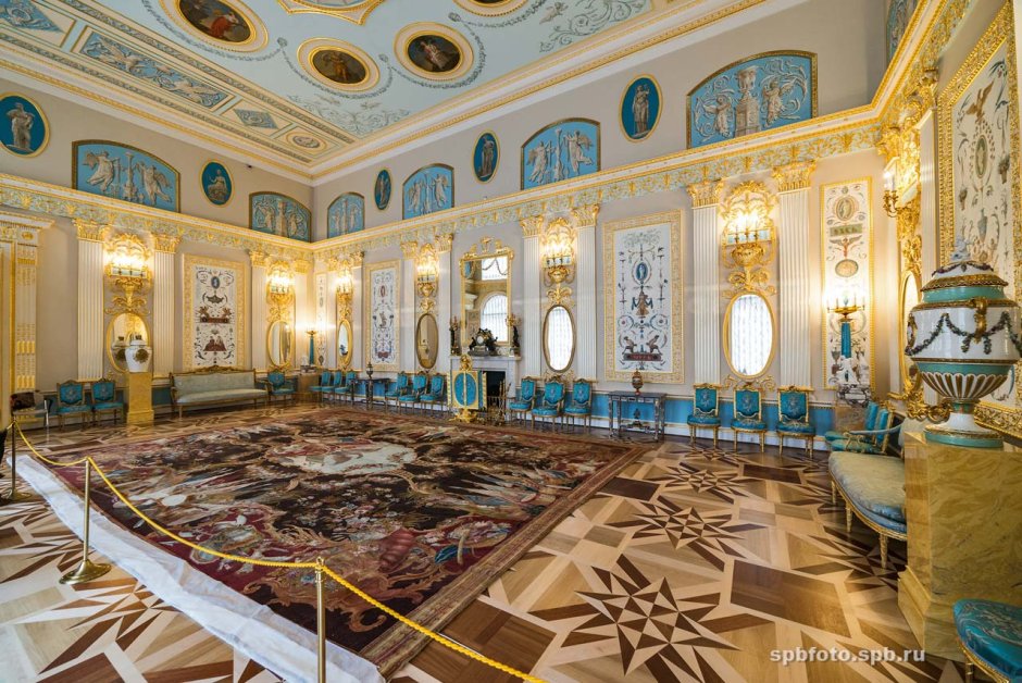 Арабесковый зал Екатерининского дворца