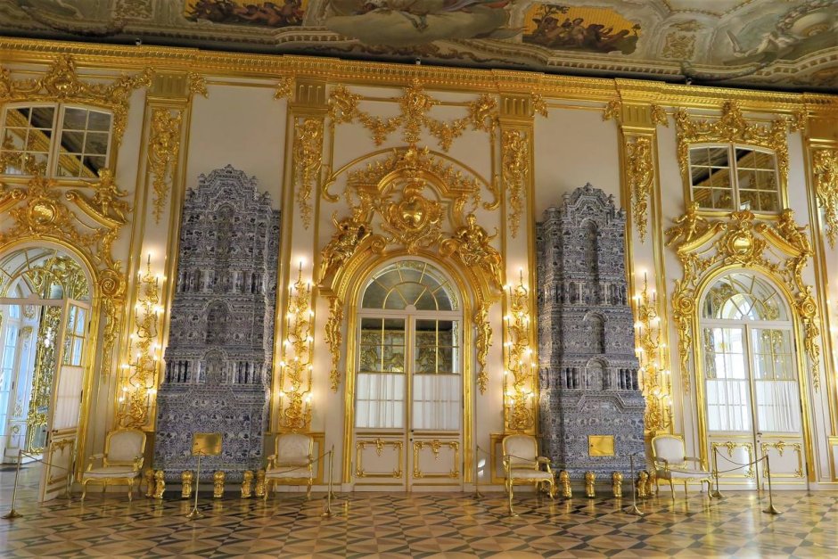 Большой Екатерининский дворец Пушкин внутри