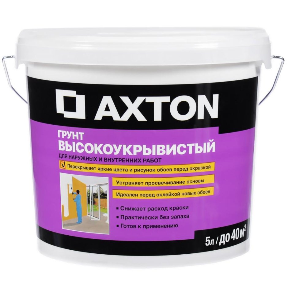 Axton выравнивающая влагостойкая шпаклевка