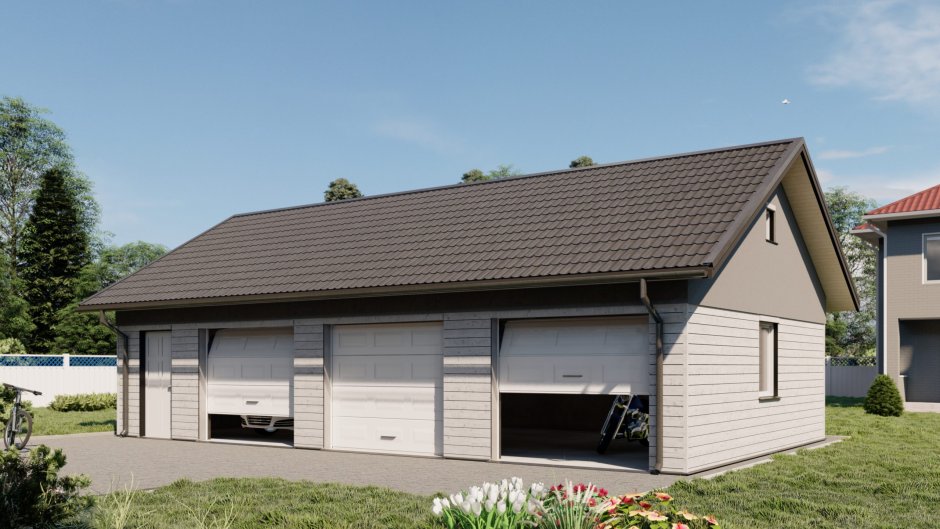 Сарай из газосиликатных блоков