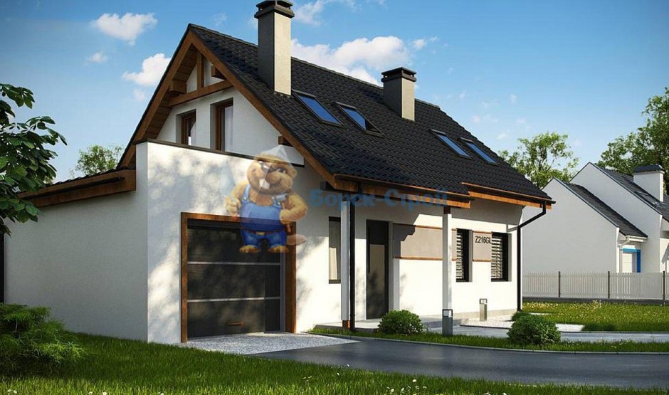 Газобетон в интерьере лофт