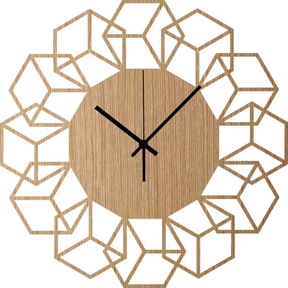 Часы настенные геометрические