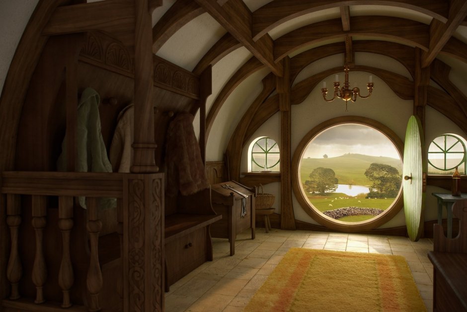 Дом Хоббита»/the Hobbit House (Уэльс, Великобритания)