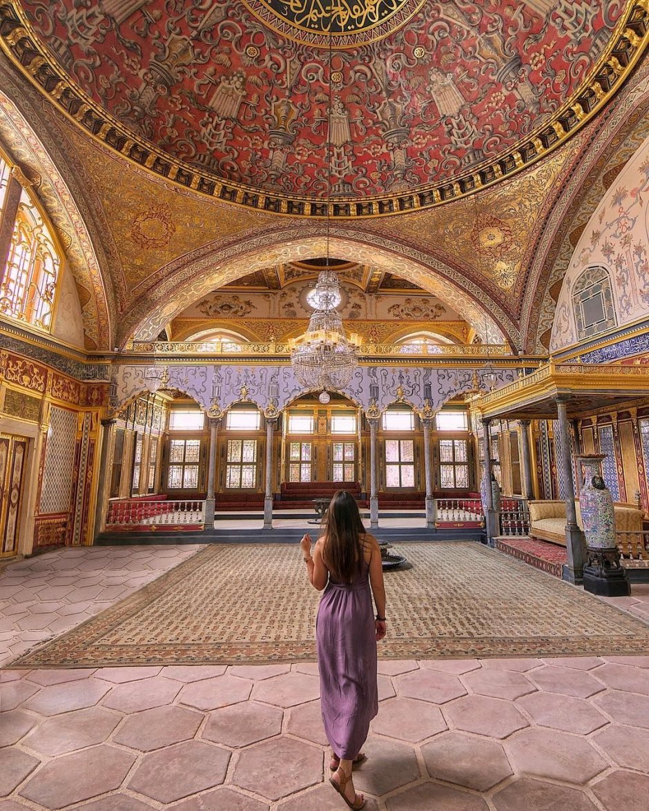 Стамбул трон Султана Сулеймана Топкапы