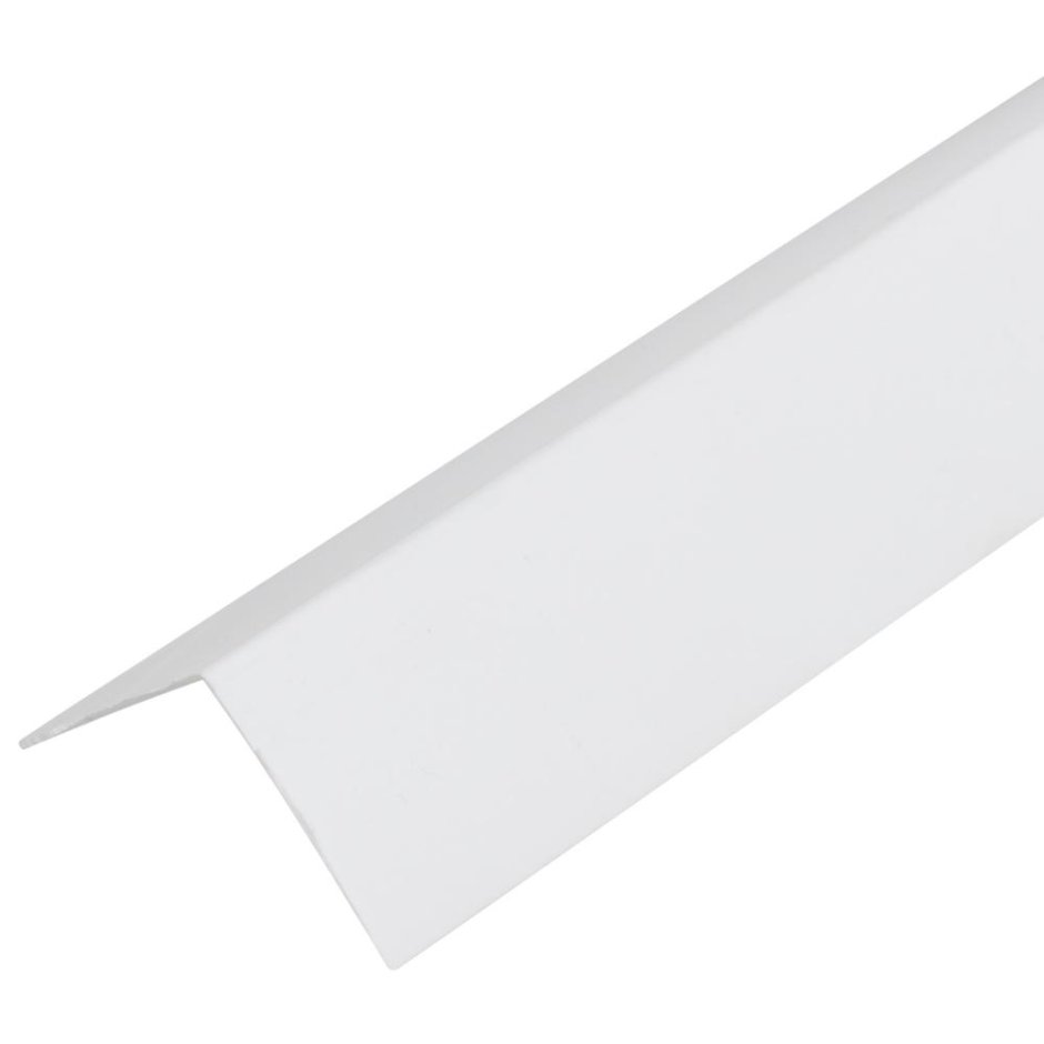Плинтус потолочный ПВХ, белый, 30х30х3000 мм, 80.05.903.005/8мм, т-пласт