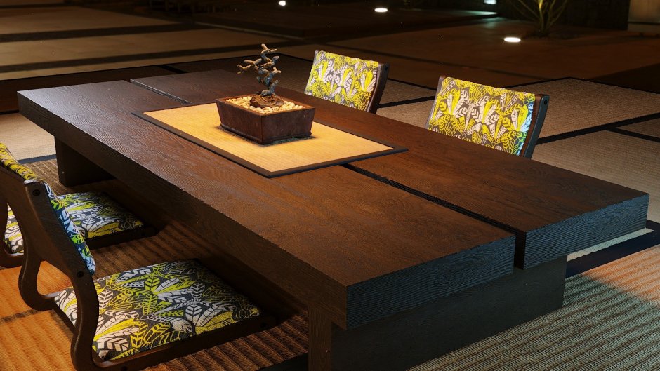 Традиционный японский стол